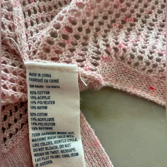 American Eagle Speckled Confetti Knit Cardigan Sz L - Picture 8 of 9